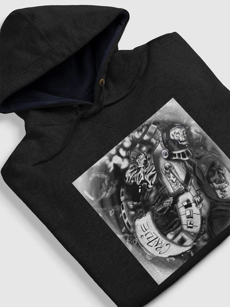 Crazzie Train Hoodie Dark Edition (B&W2) Champion Brand product image (18)