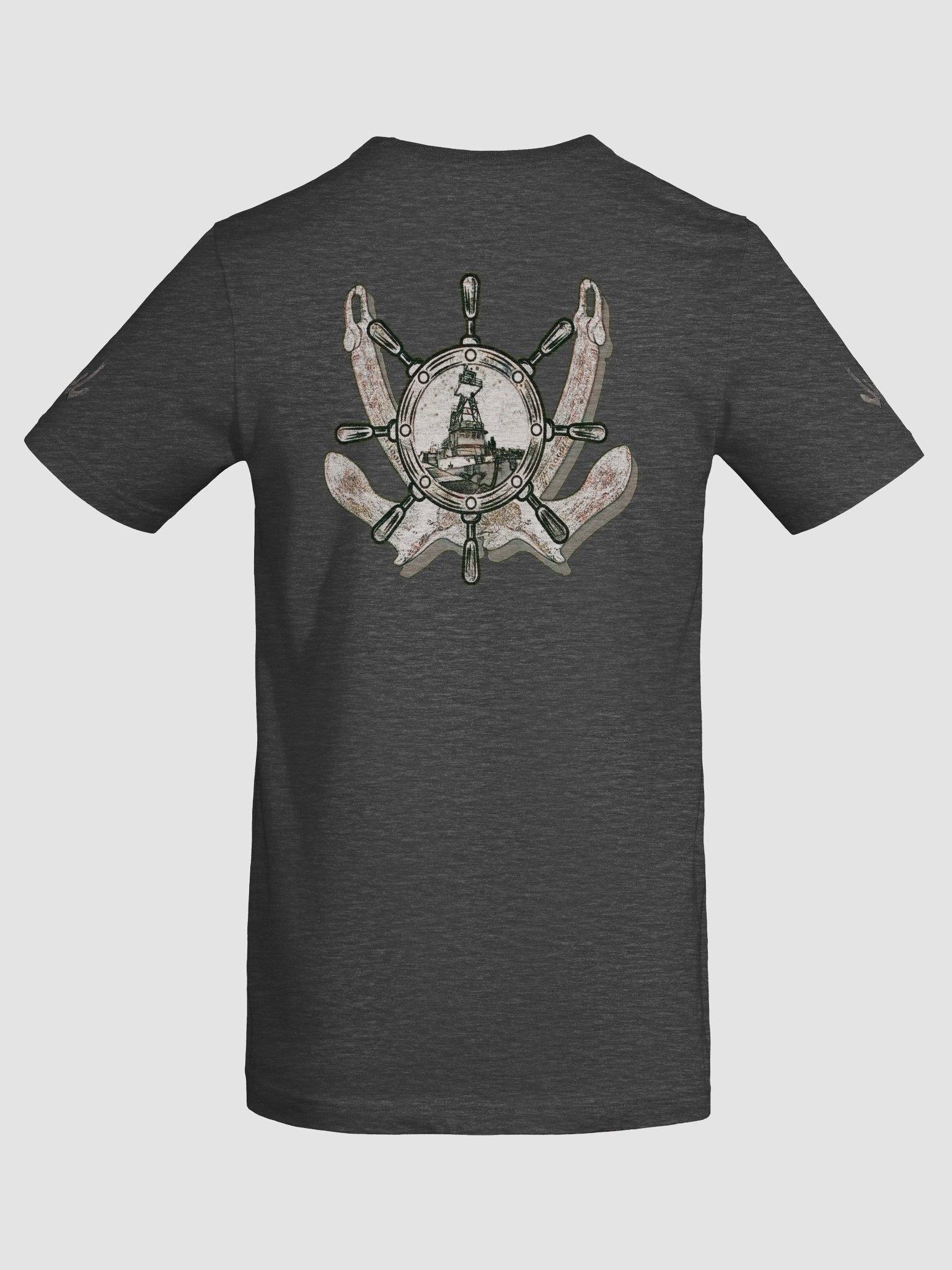 Twin Anchor - Ship Wheel & Tug CE – Vigilant Marine Workwear | Twin Anchor Apparel Sternwatch Tee Line product image (8)