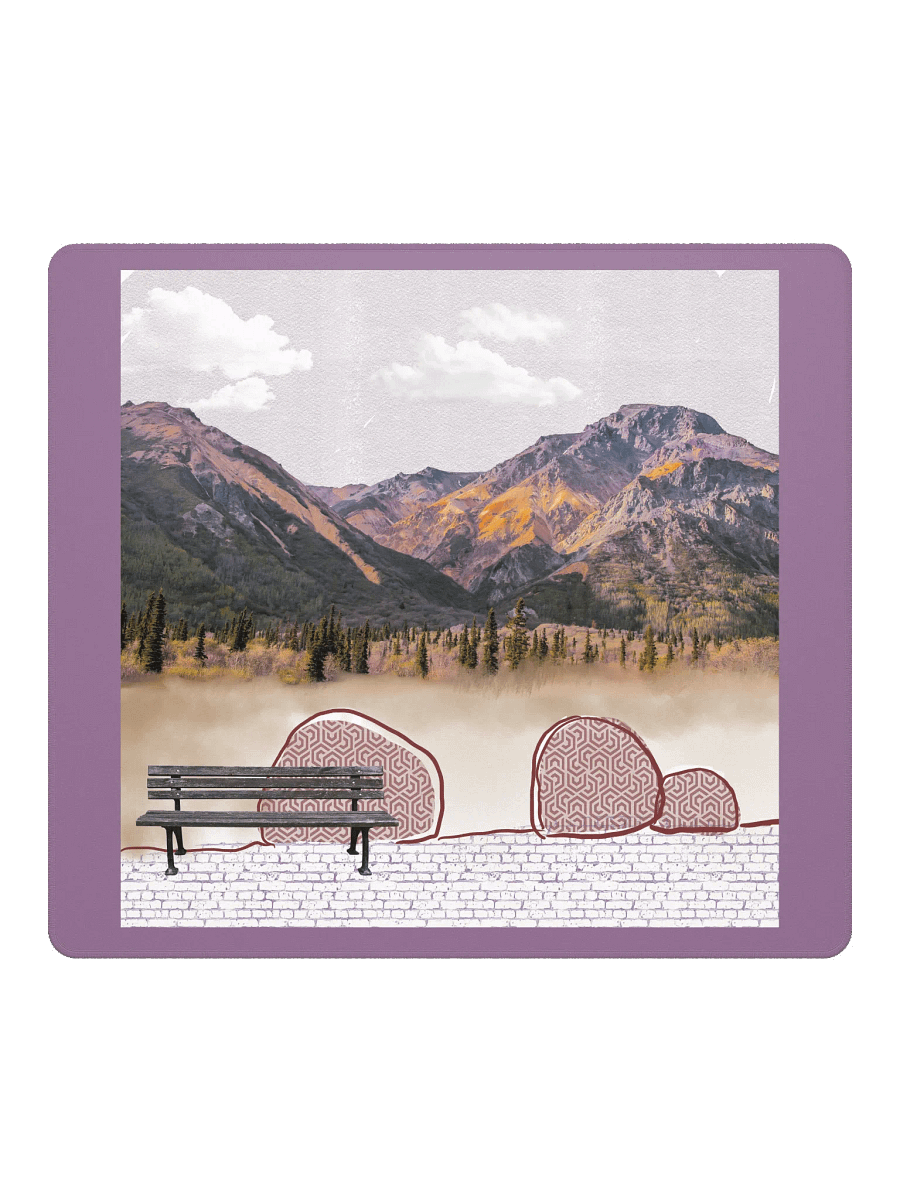 Purple Mountains Gaming Mouse Pad product image (2)