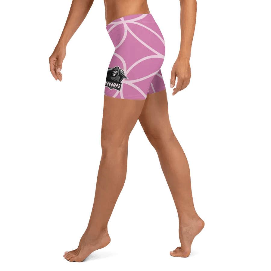 Shorts OneVamps pink white color product image (4)
