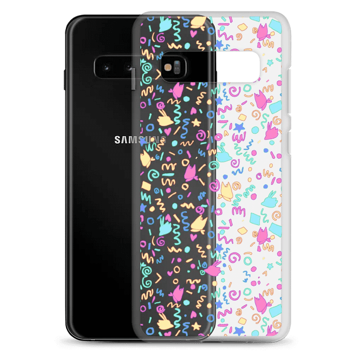 Arcade vibes clear samsung phone case product image (20)