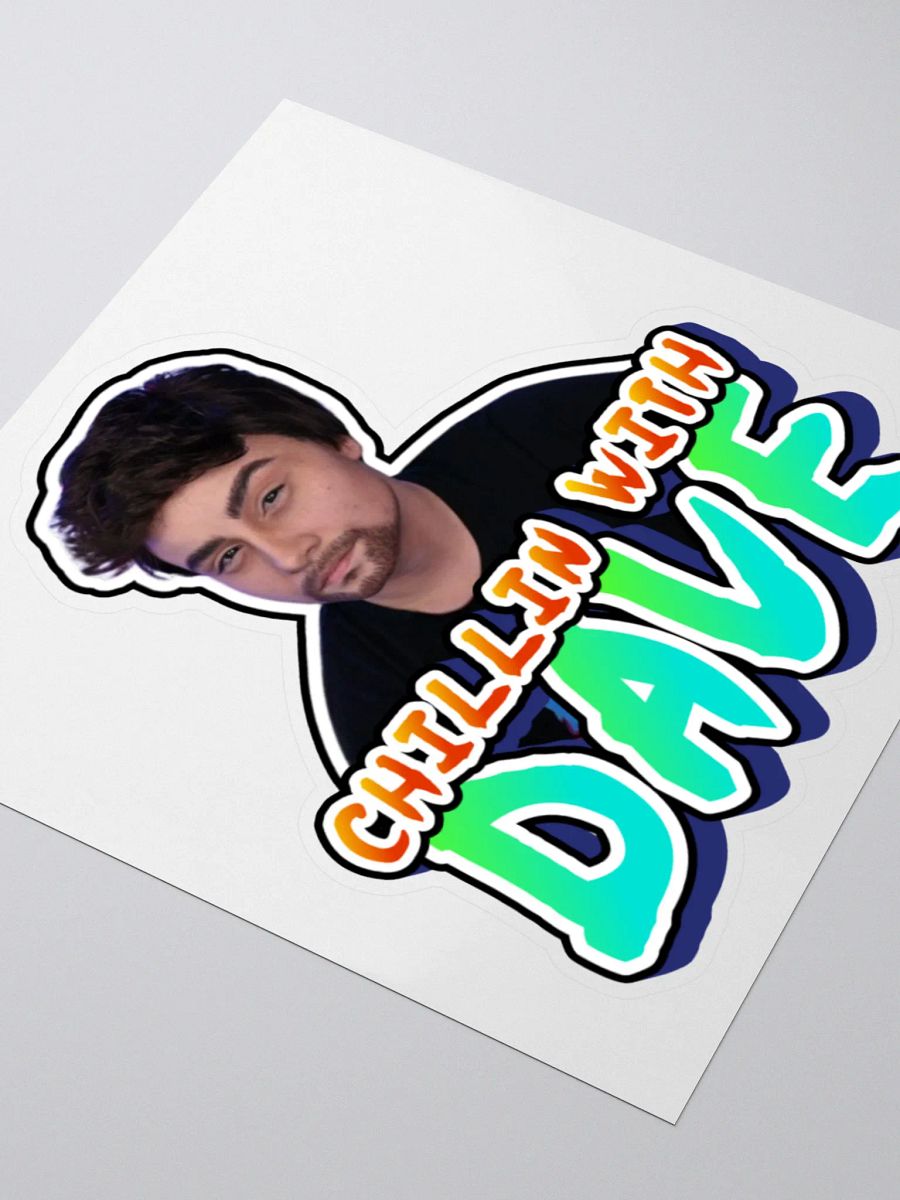 ChillinWithDave - Cut Out Sticker product image (3)