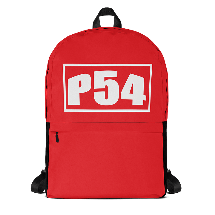 P54 Bold Letter Red Backpack product image (1)