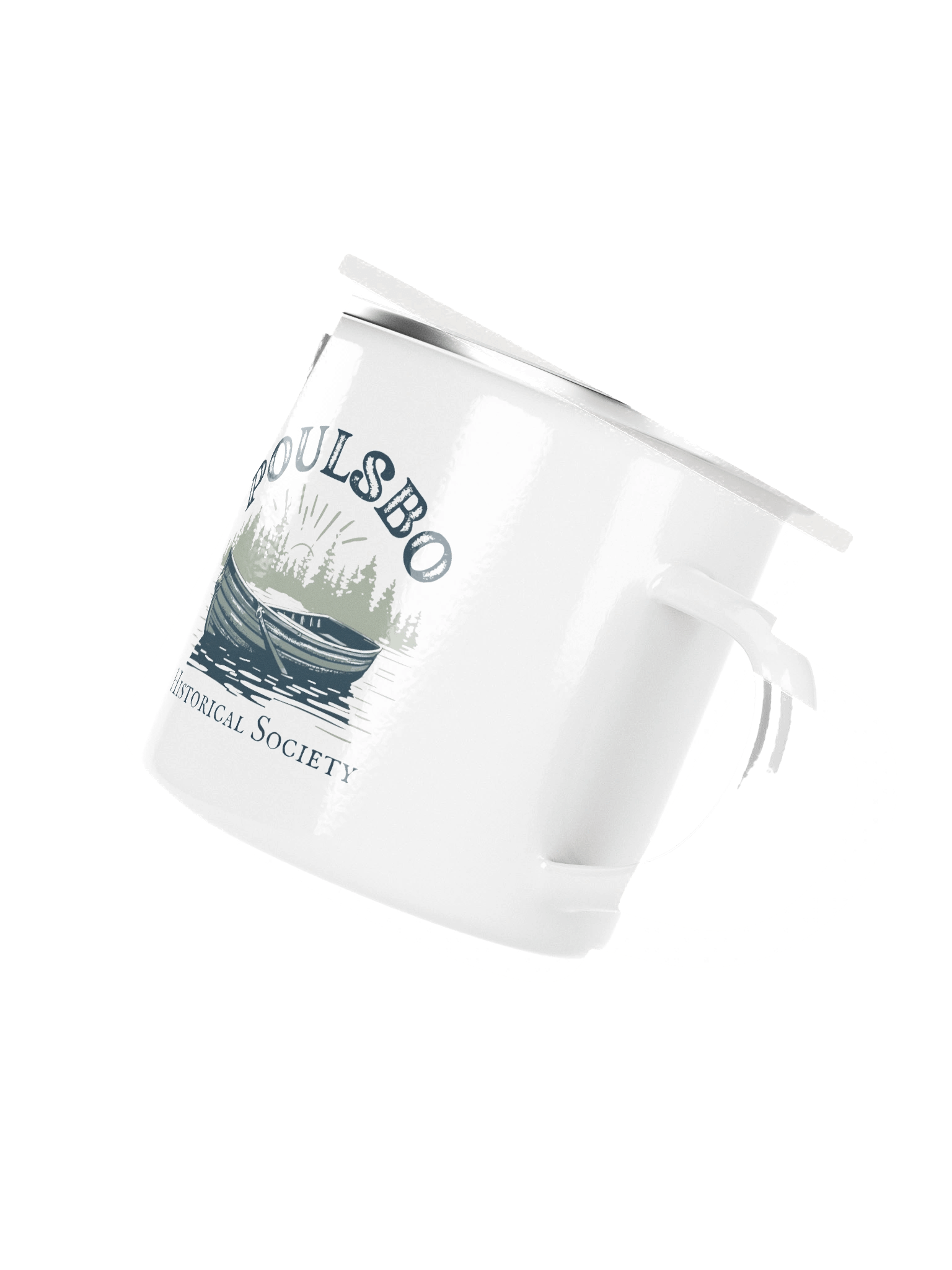 Sunlit Rowing Adventure Enamel Mug product image (3)