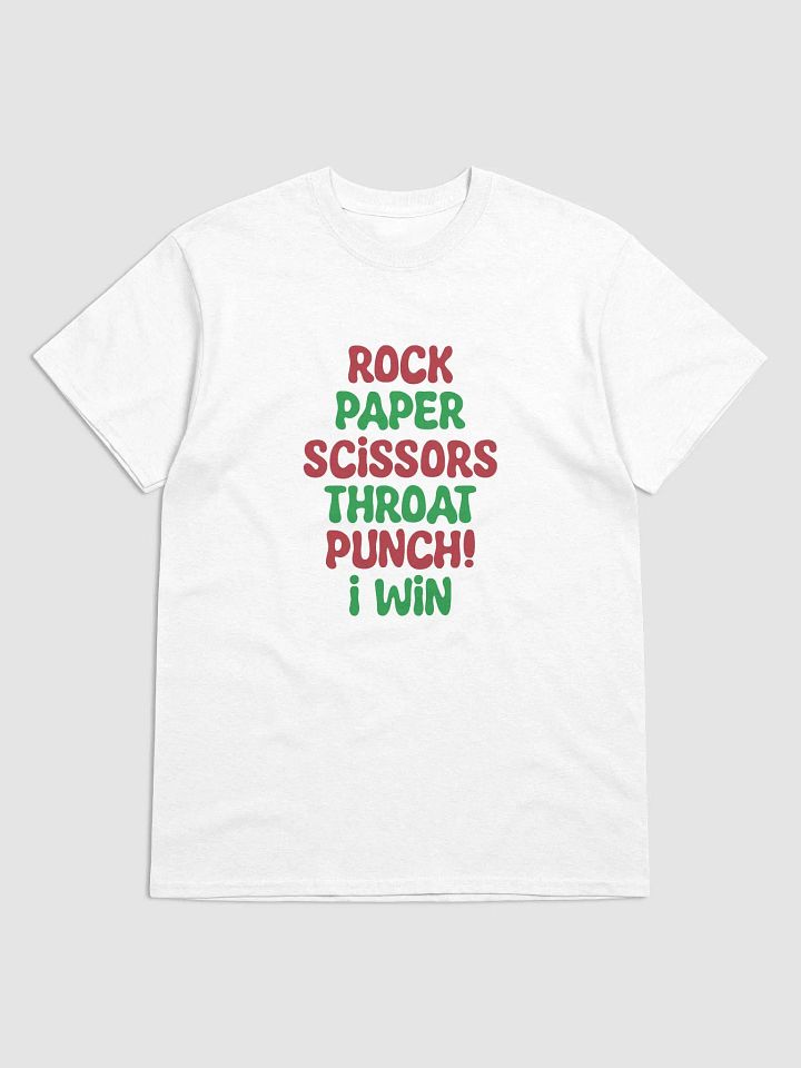 Rock, Paper, Scissors Throat Punch T-shirt product image (2)