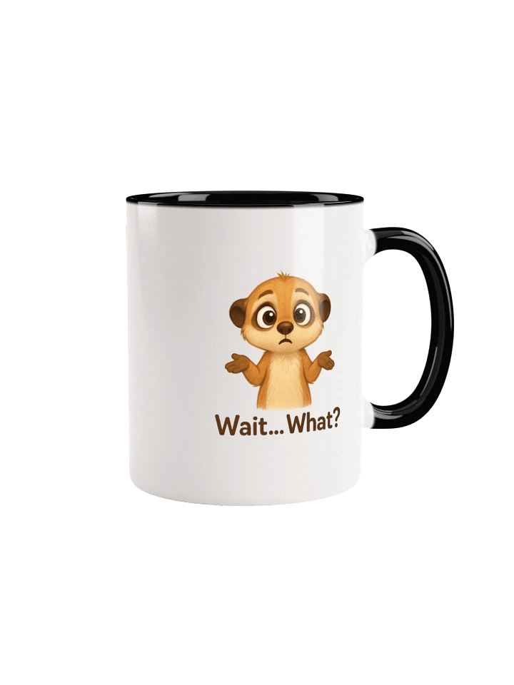 Puzzled Meerkat Ceramic Mug product image (6)
