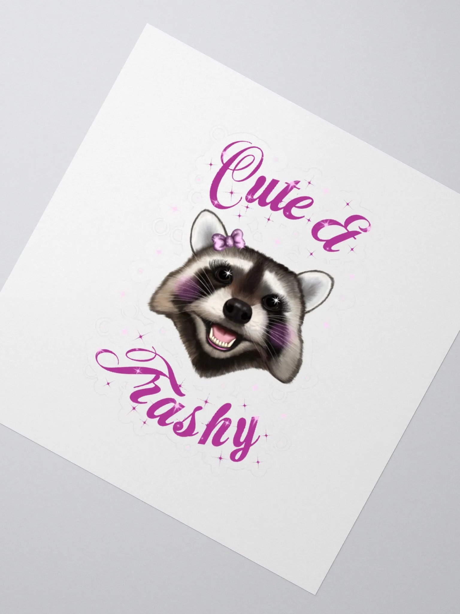 Cute & Trashy Sticker product image (6)