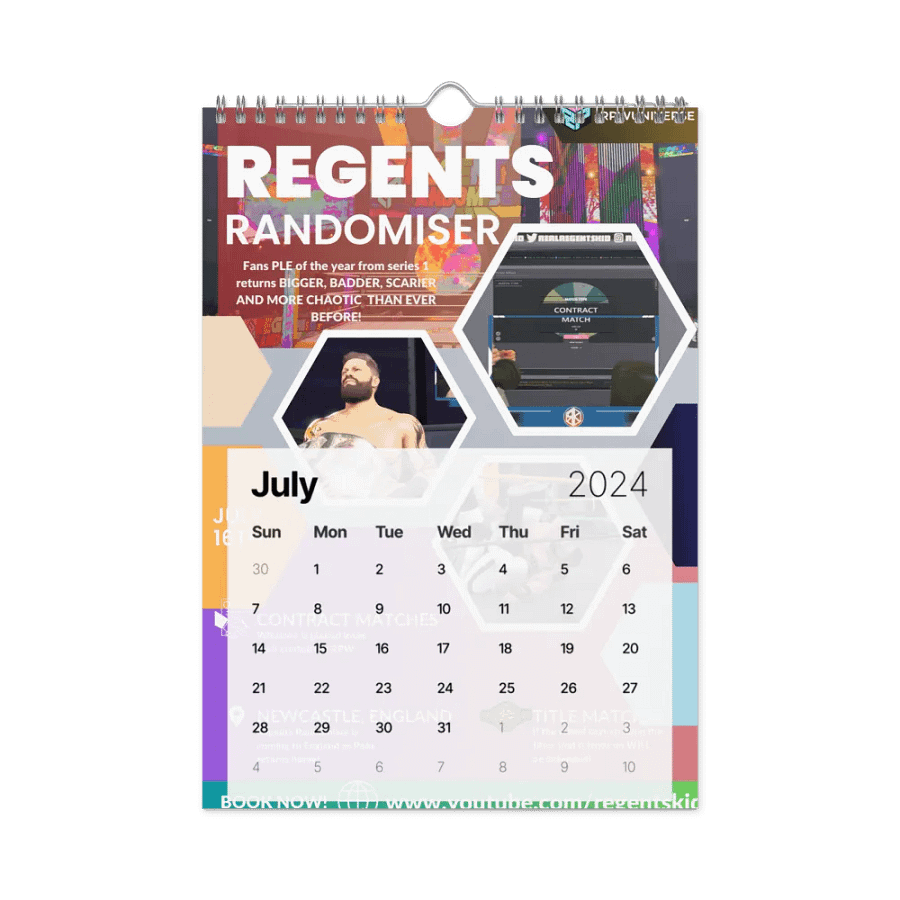 RPW Season 2 Calendar product image (19)