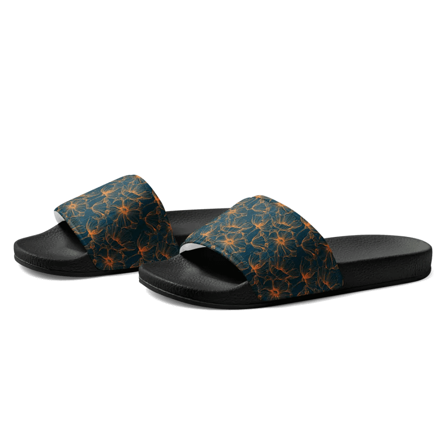 Dark Romantic Floral | Women's Slides product image (3)