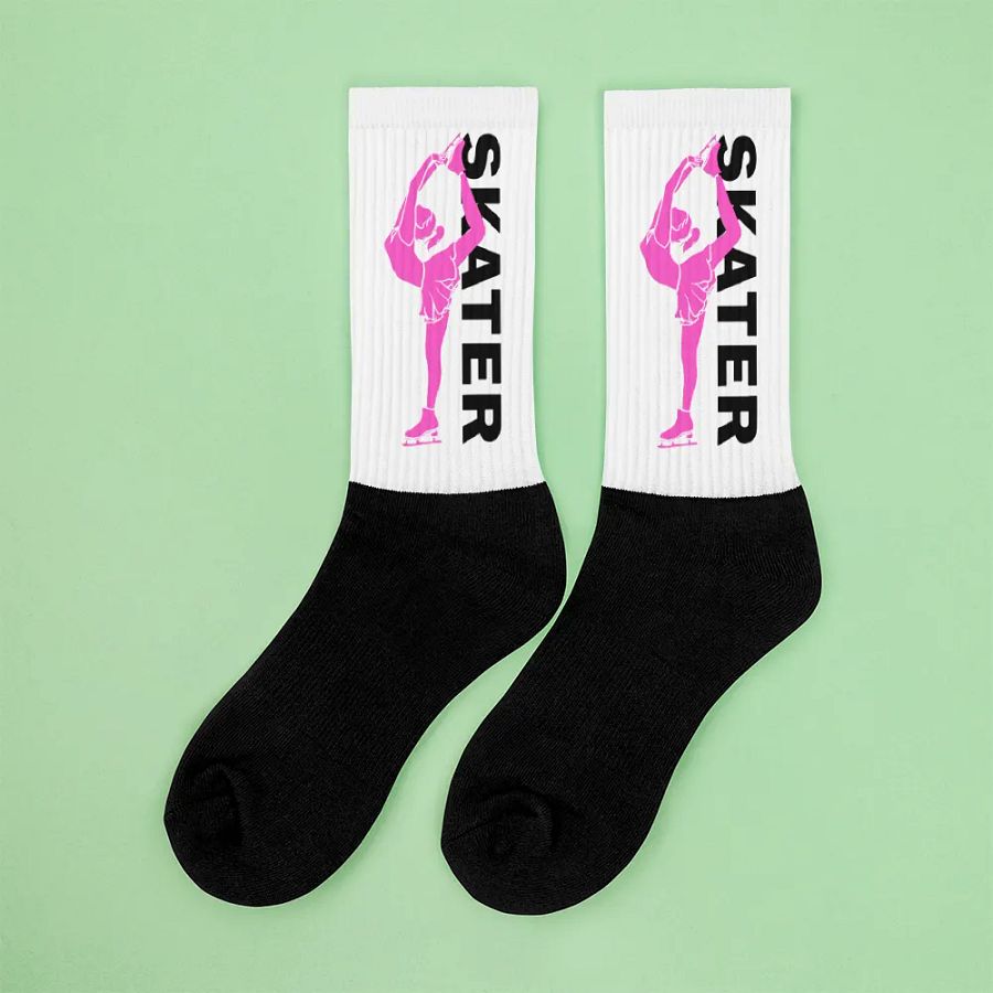 White SKATER Socks product image (5)