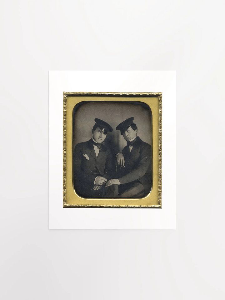 Two Gents in Caps - Print product image (1)