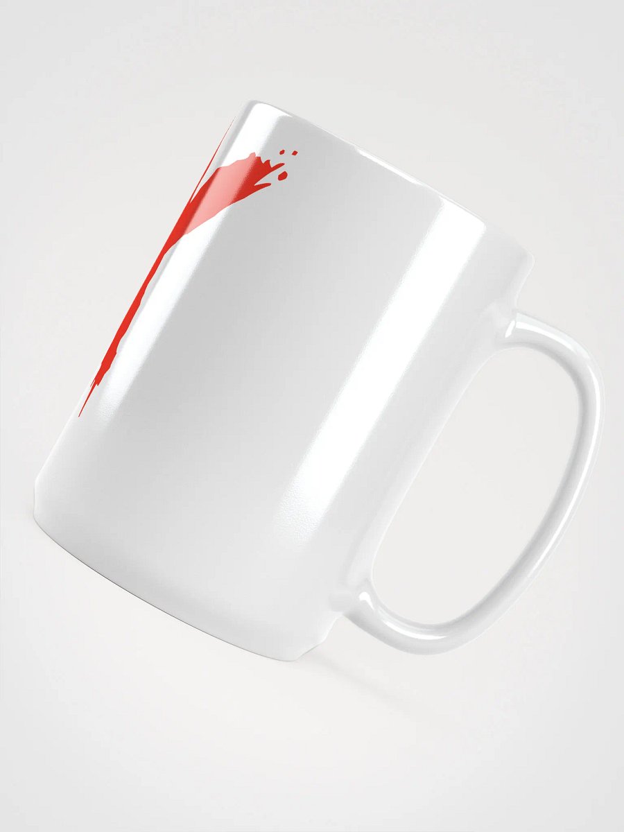Red X White Glossy Mug product image (5)