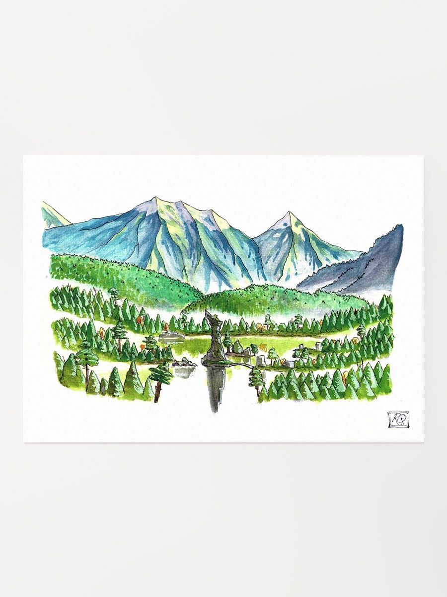 "The Mists over Tol Fallent" | Printed Artwork product image (4)