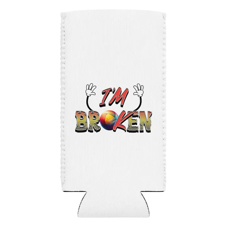 Im Ok Im Broken Volleyball Can Cooler product image (2)