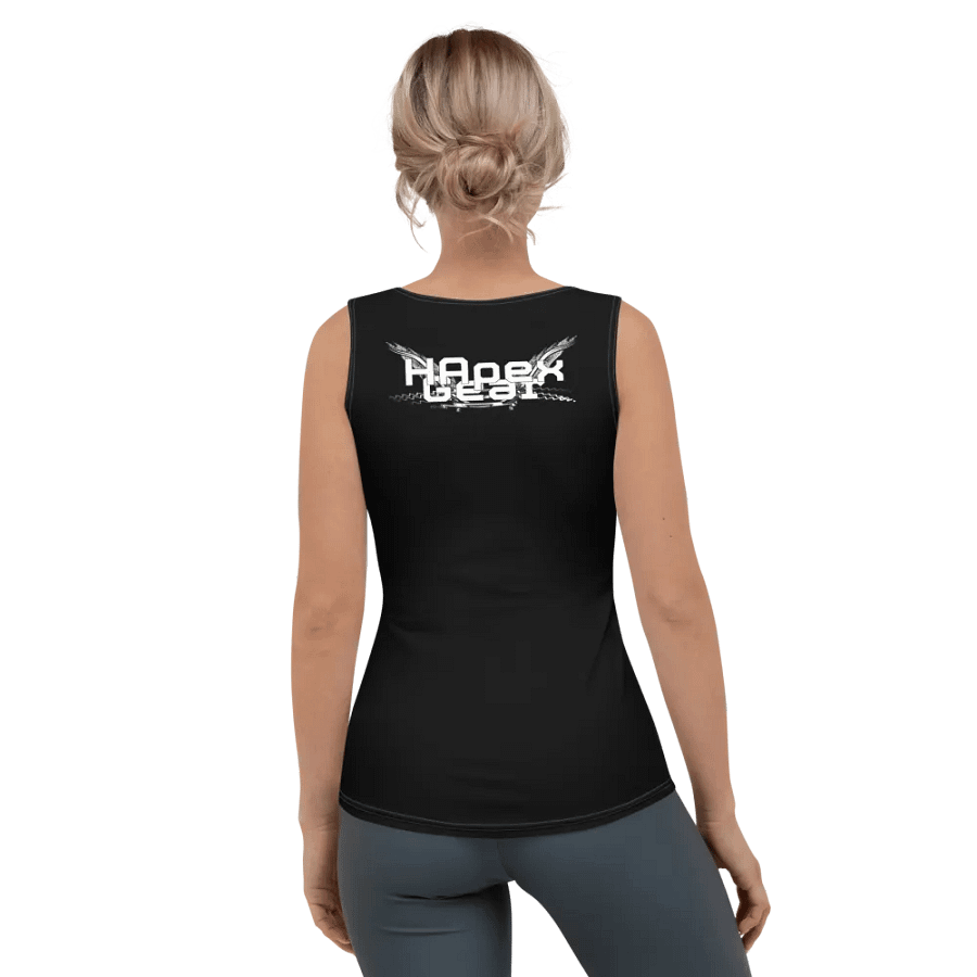 Women's Tank Top - Black - White HApex Gear White Logo product image (5)