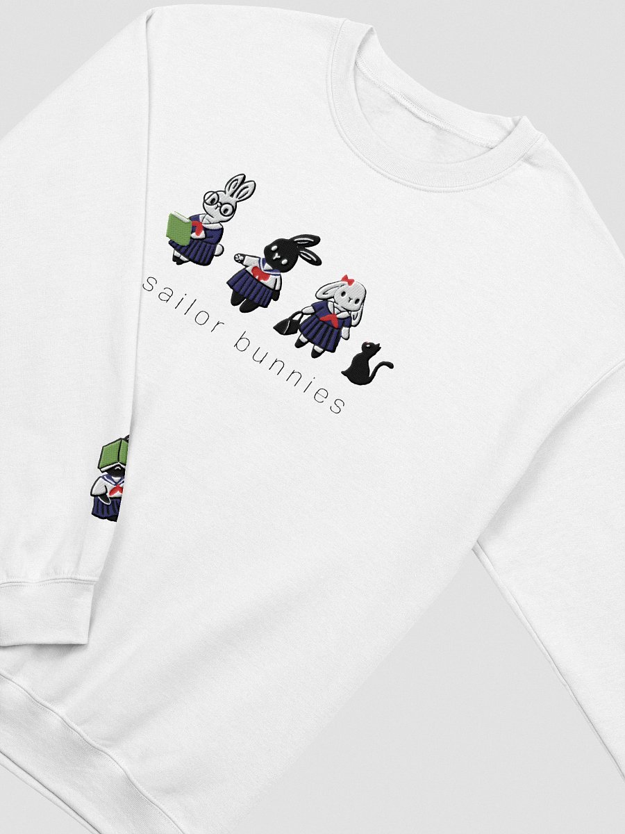 Sweet Sailor Bunnies Embroidered Sweatshirt product image (1)