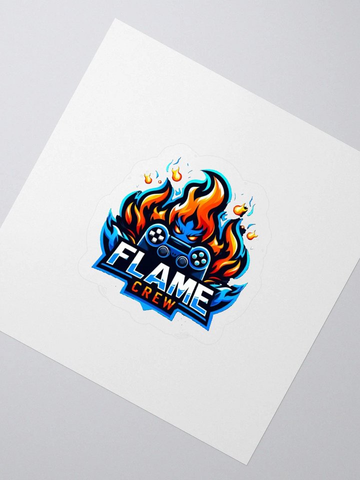 Flame Crew Logo Kiss Cut Stickers product image (4)