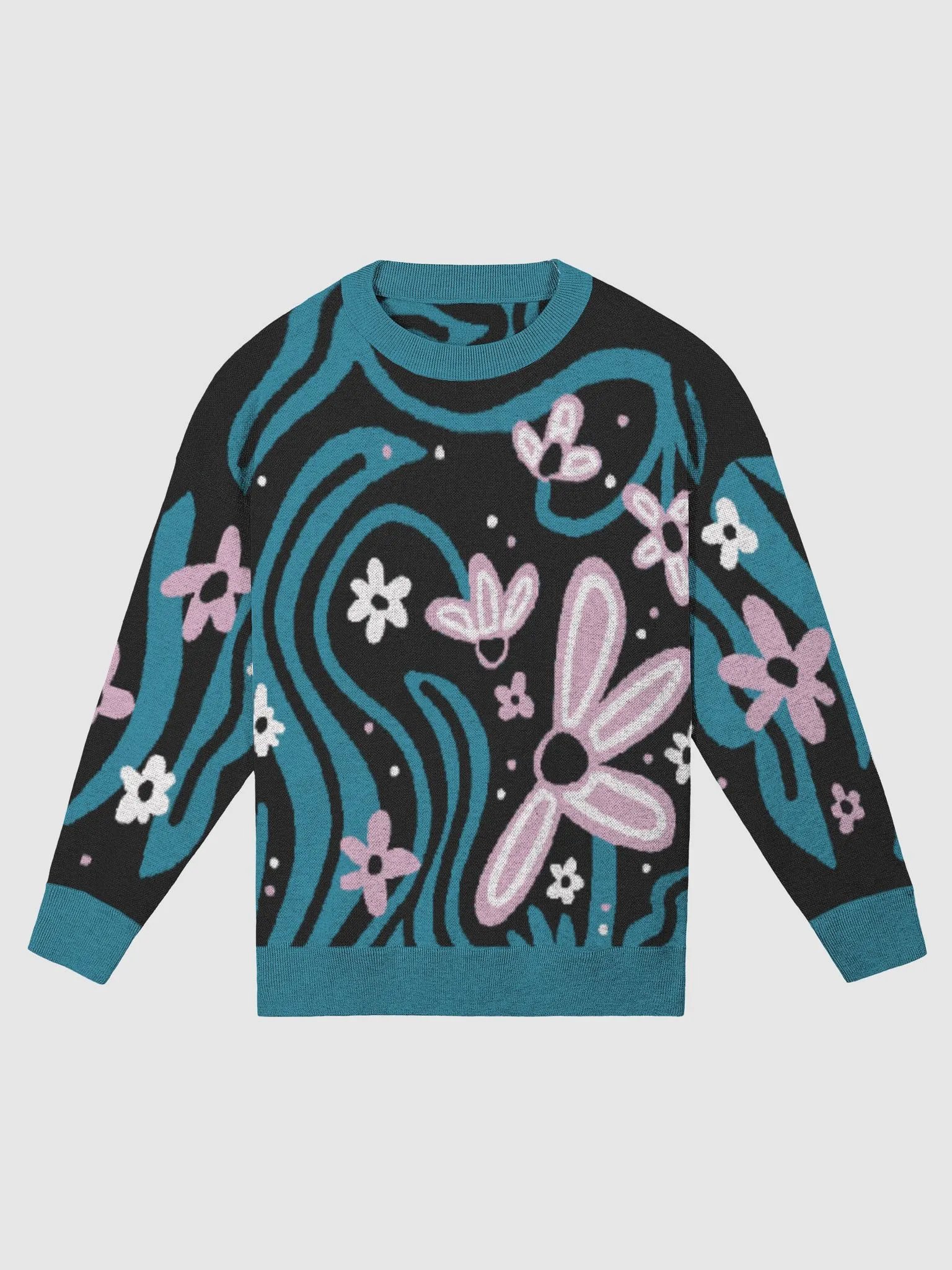 Night Wildflower Knitted Sweater product image (1)