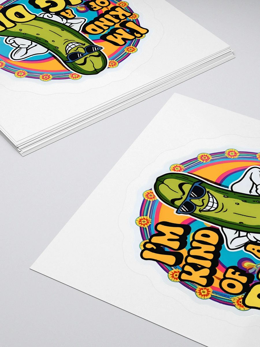 Big Dill Pickle Kiss Cut Sticker product image (12)
