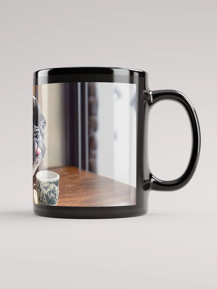 Sleek Black Glossy Mug for Coffee, Tea, or Hot Chocolate (11oz or 15oz) product image (2)
