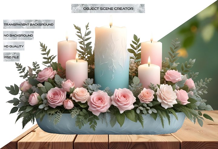 Valentine's day and wedding png object scene creator product image (2)