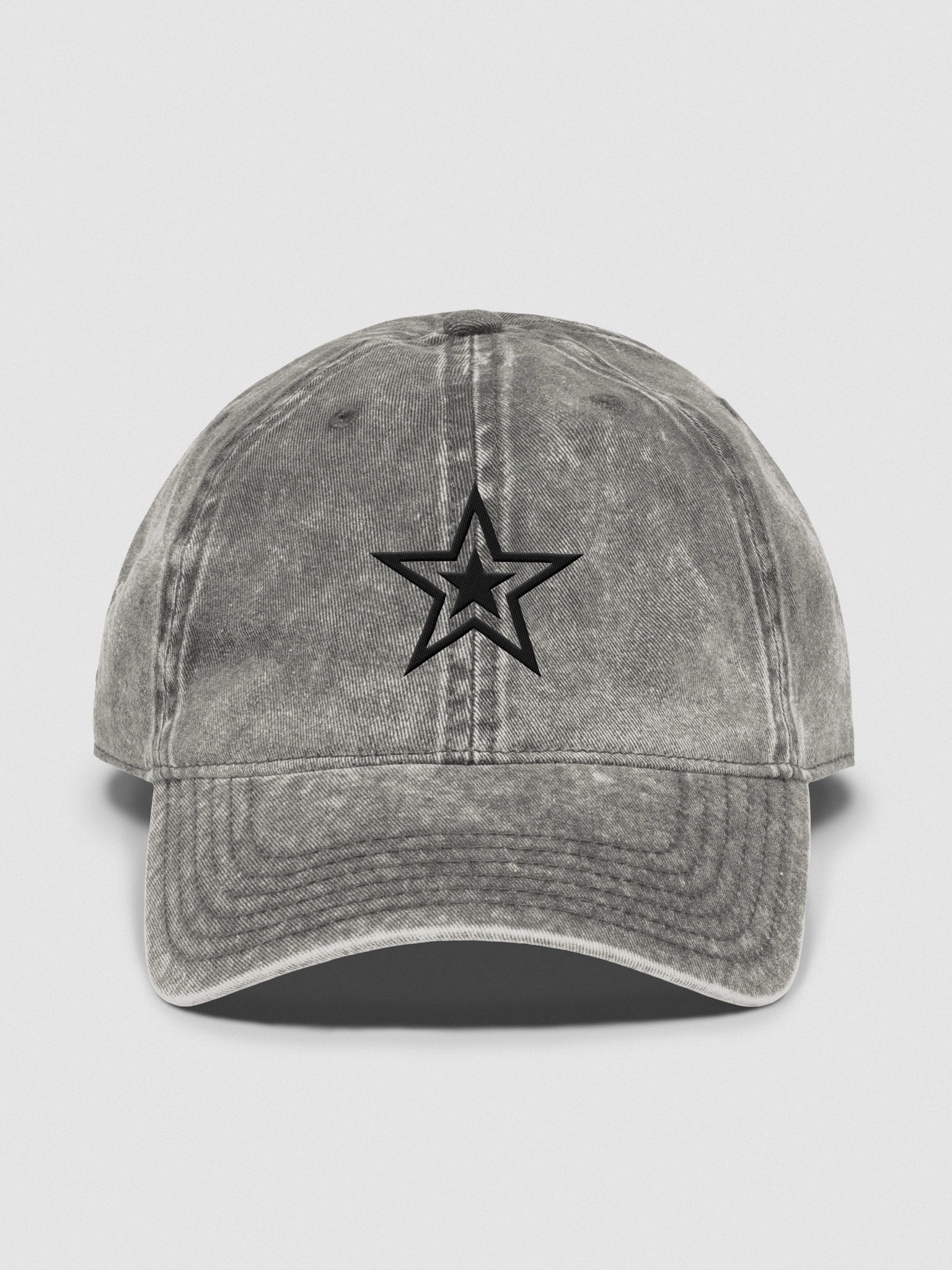 Classic Star Embroidered Cap Vintage Dad Hat product image (1)