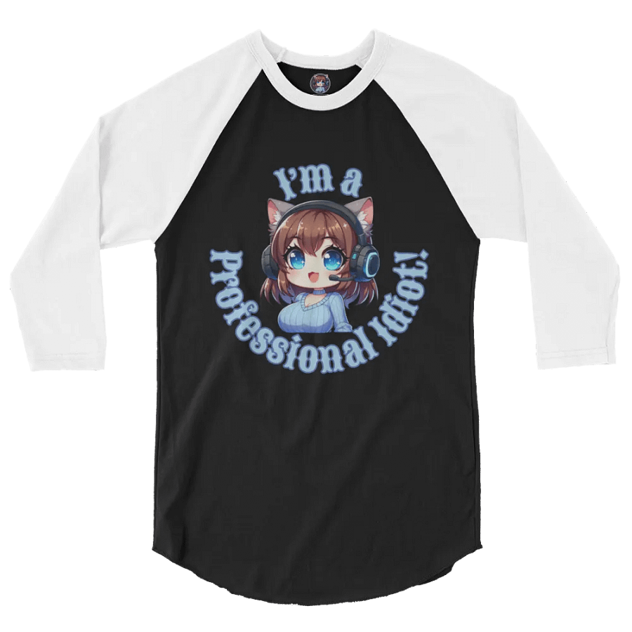 Professional Idiot Jersey Raglan Tee product image (2)