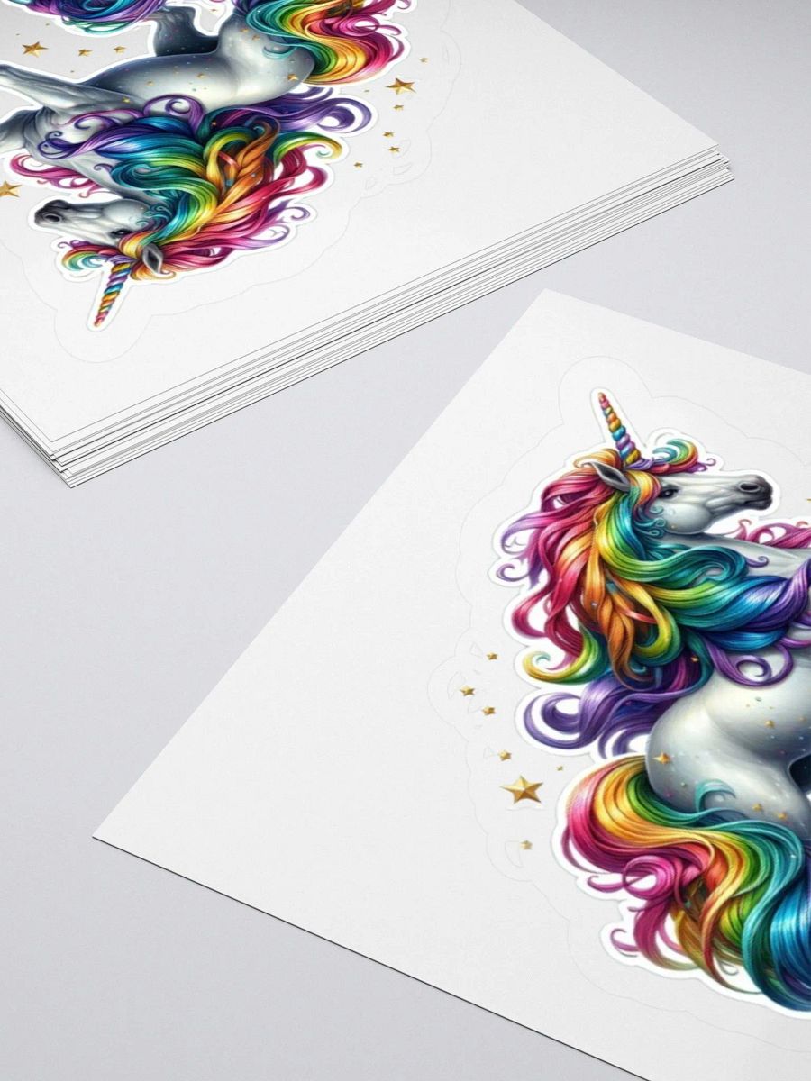 Rainbow unicorn Sticker product image (10)