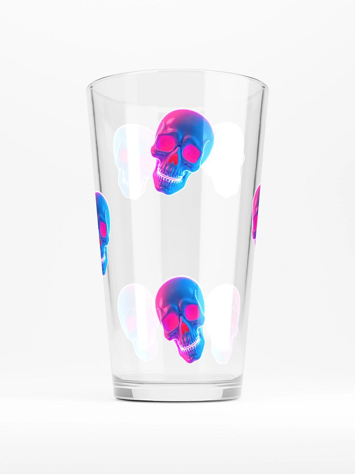 Andromeda Siren Halloween Skull Beer Glass product image (1)