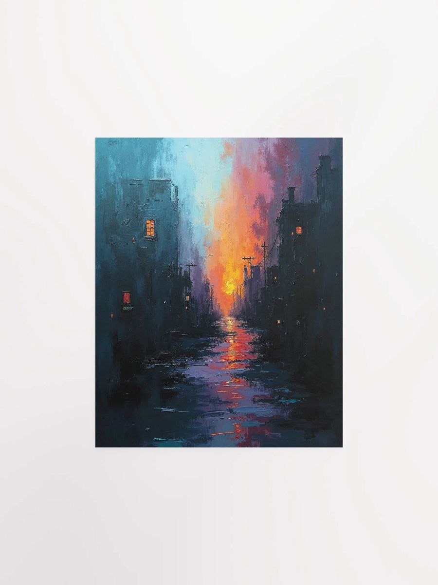 City Sunset Reflection Poster product image (1)