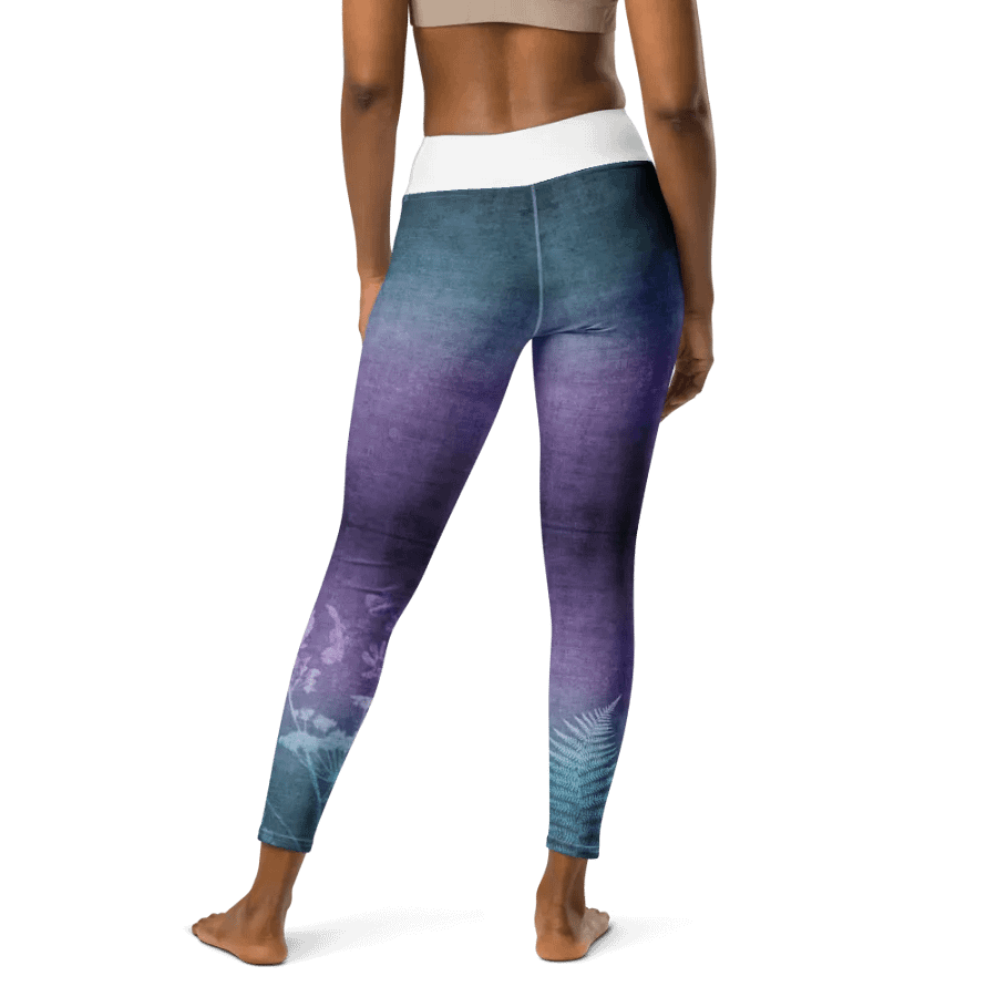 Blue Wildflowers Leggings product image (2)