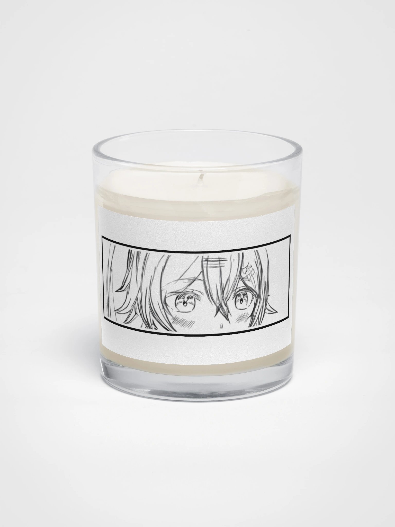 Yui lineart candle product image (1)