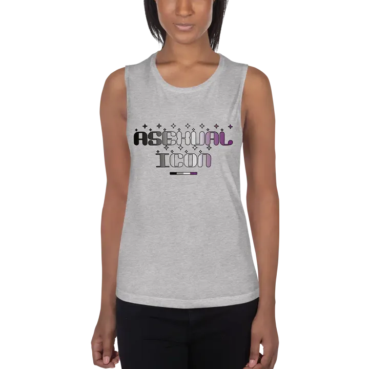 Asexual Icon Women's Flowy Muscle Tank product image (4)