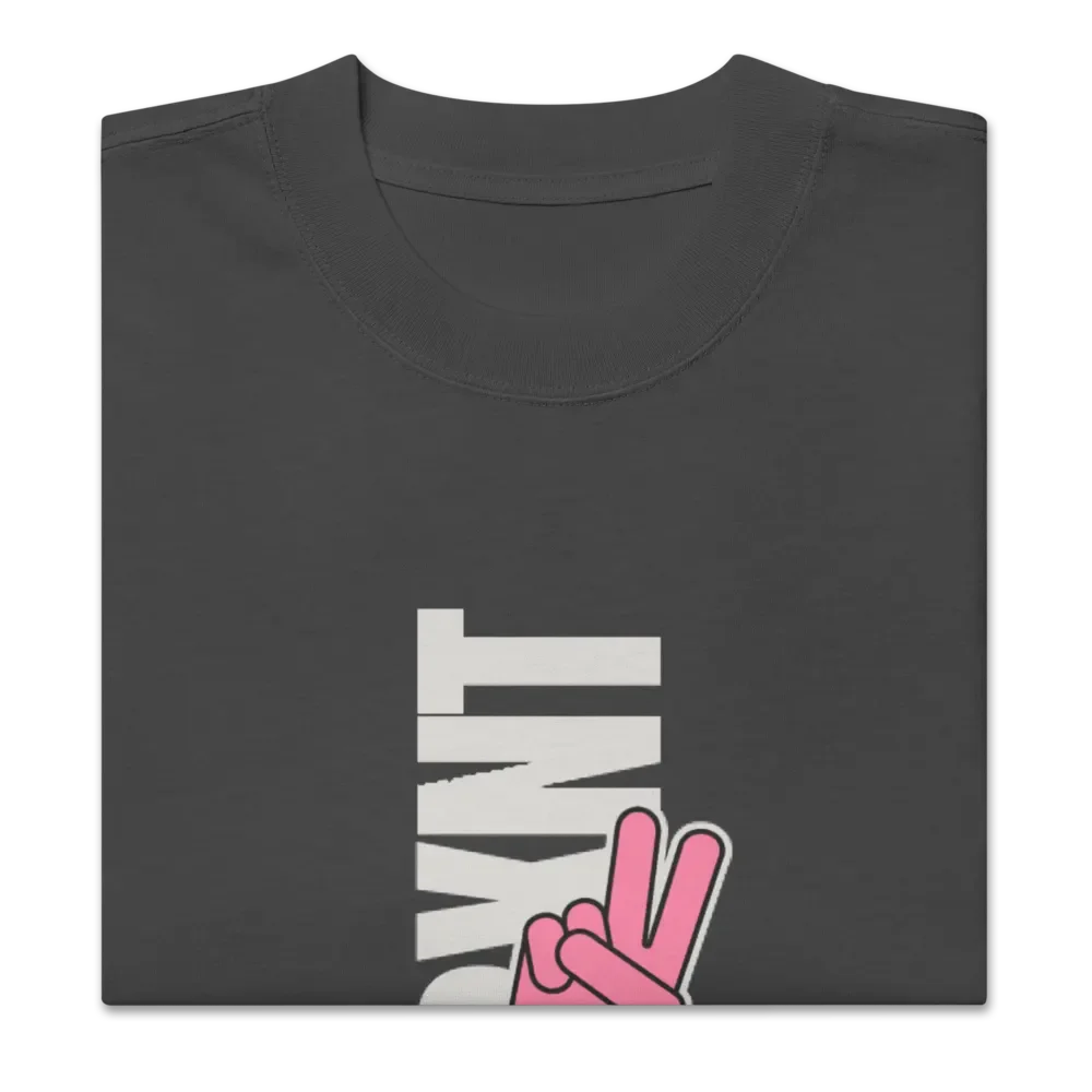 Peace Sign Graphic Oversized Tee product image (2)