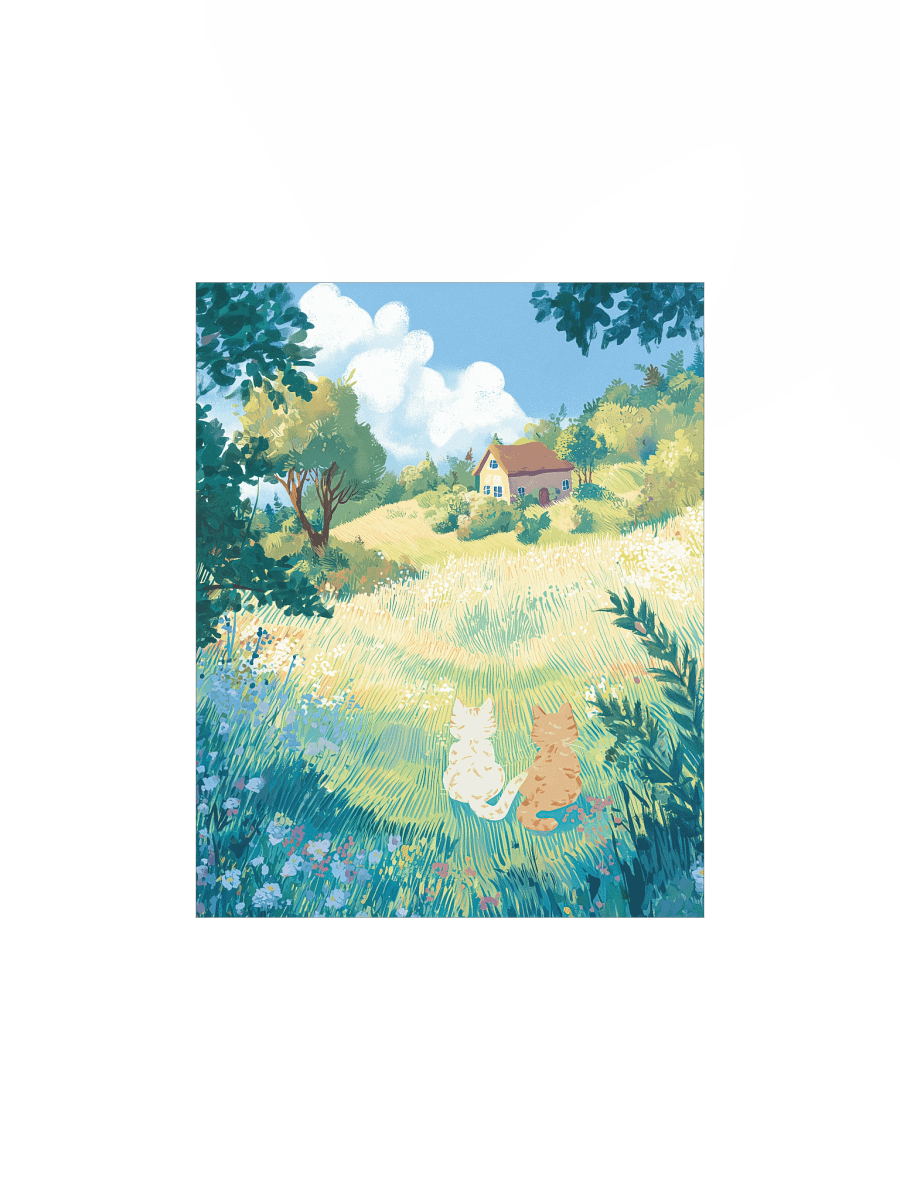 Cottage Hill Tails Art Print product image (4)