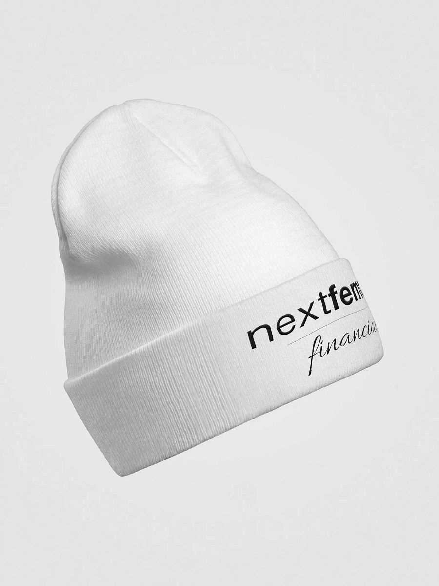 Knit Beanie with Black Logotype product image (3)