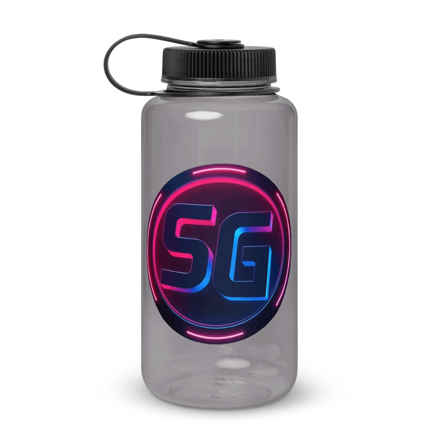 Neon Glow SG Logo Wide Mouth Water Bottle product image (1)