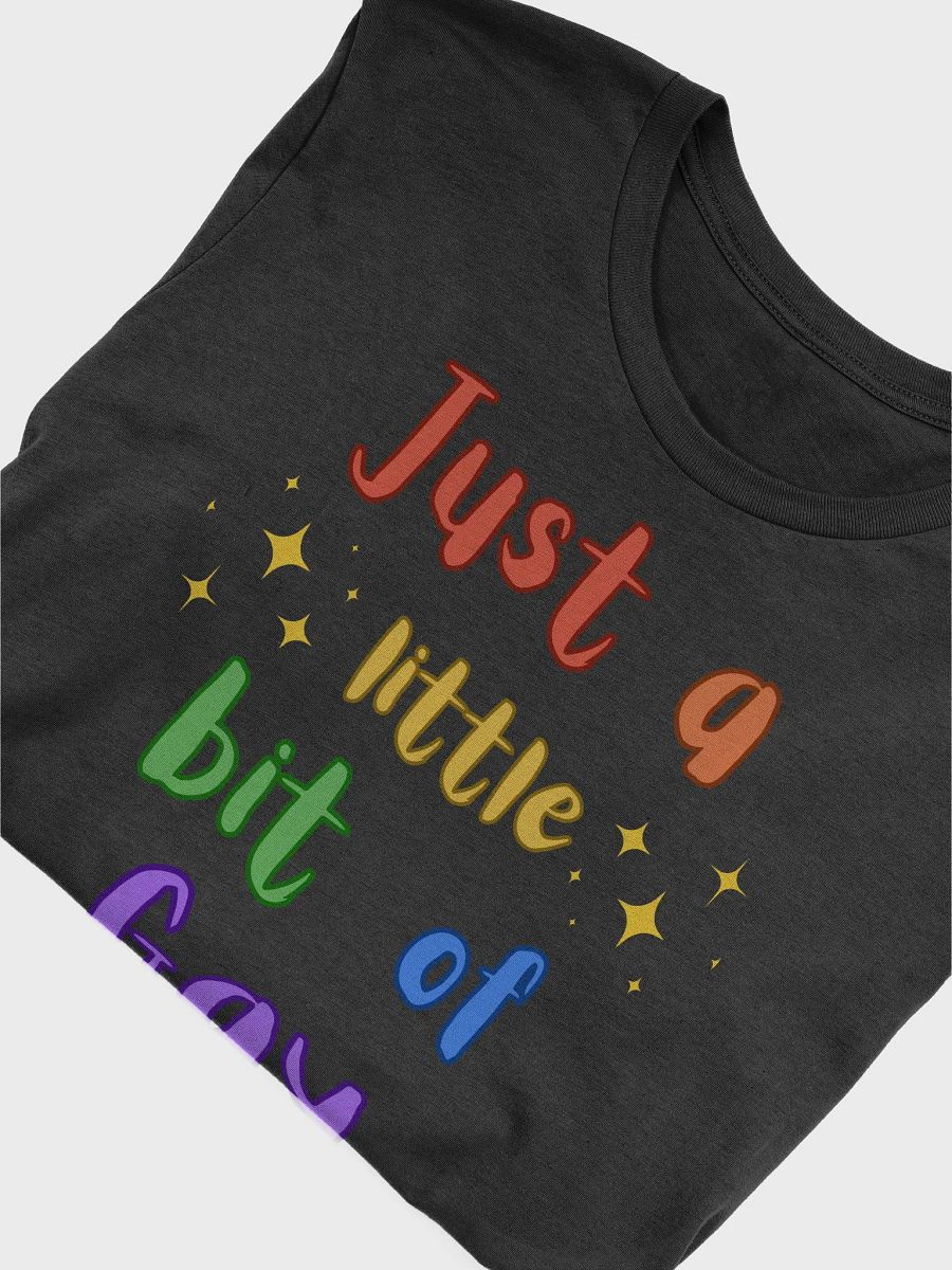 just a little gay tshirt product image (4)