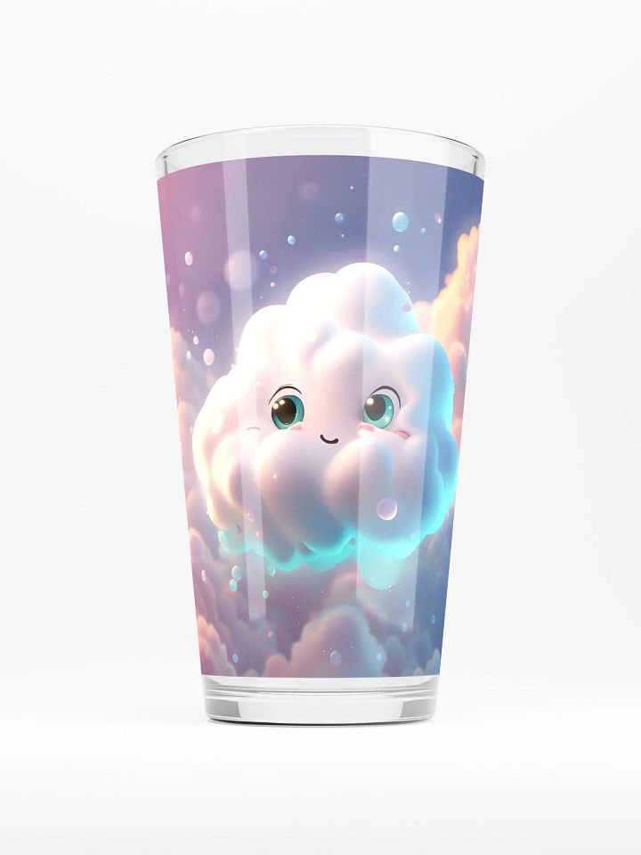 Cute Cloud Pint Glass product image (1)
