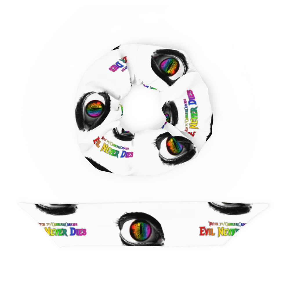 Rainbow Evil Never Dies Logo Scrunchie product image (4)