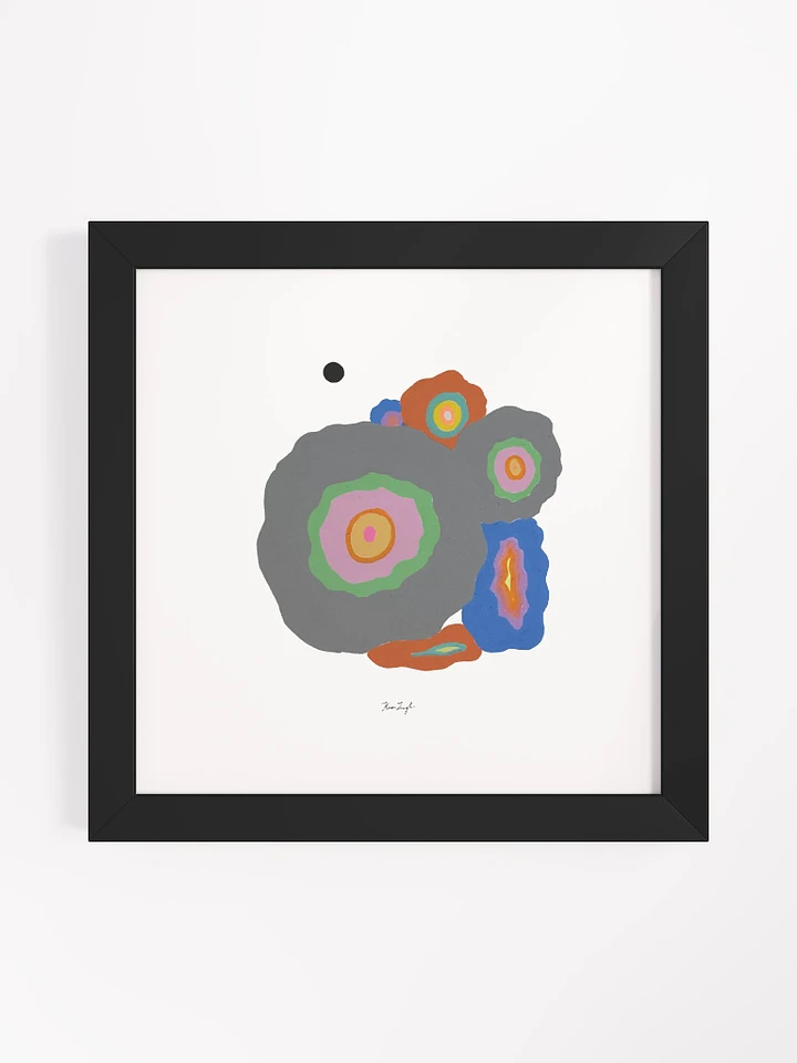 Abstract Stones Square Framed Matte Print product image (1)