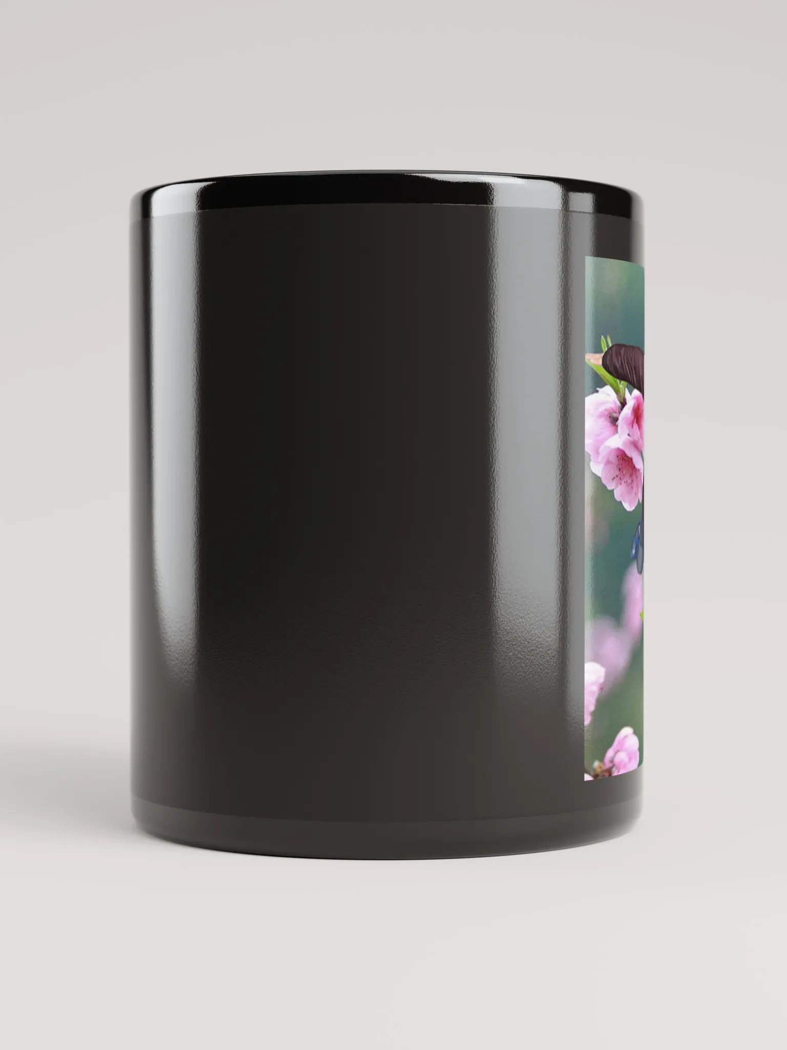 Black Glossy Mug : fly product image (10)