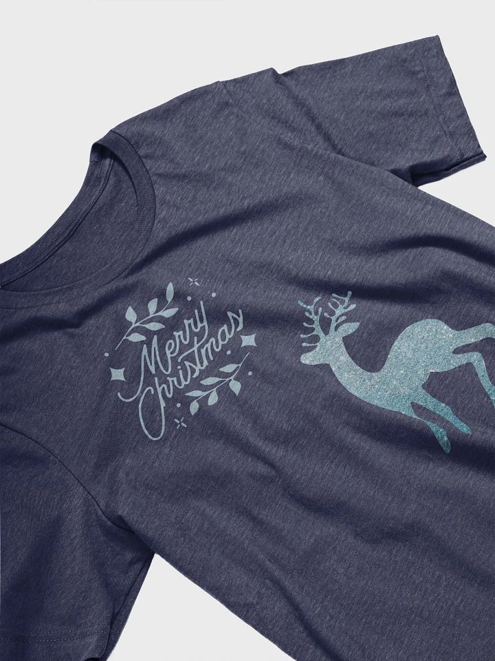 Glitter Reindeer Christmas T-Shirt product image (2)