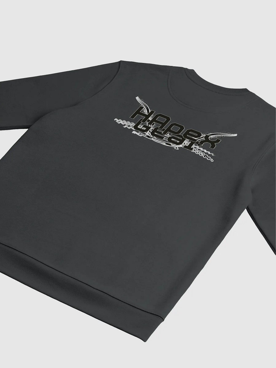 Unisex Eco Sweatshirt - Black HApex Gear Black Logo product image (4)