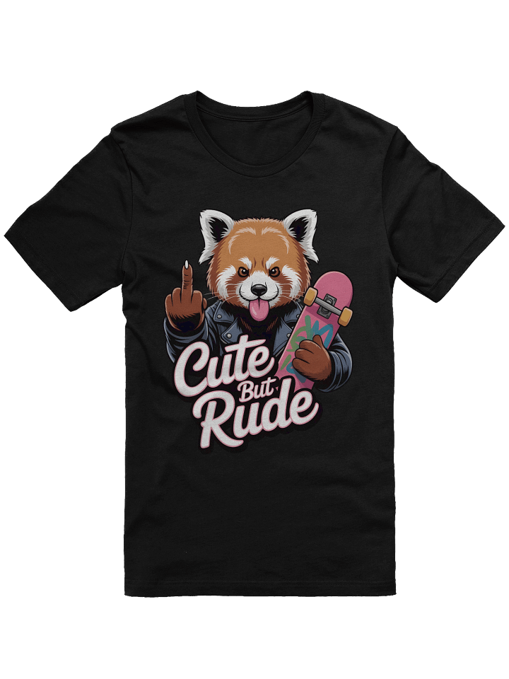 Cute But Rude Red Panda Skateboarder T-Shirt product image (5)