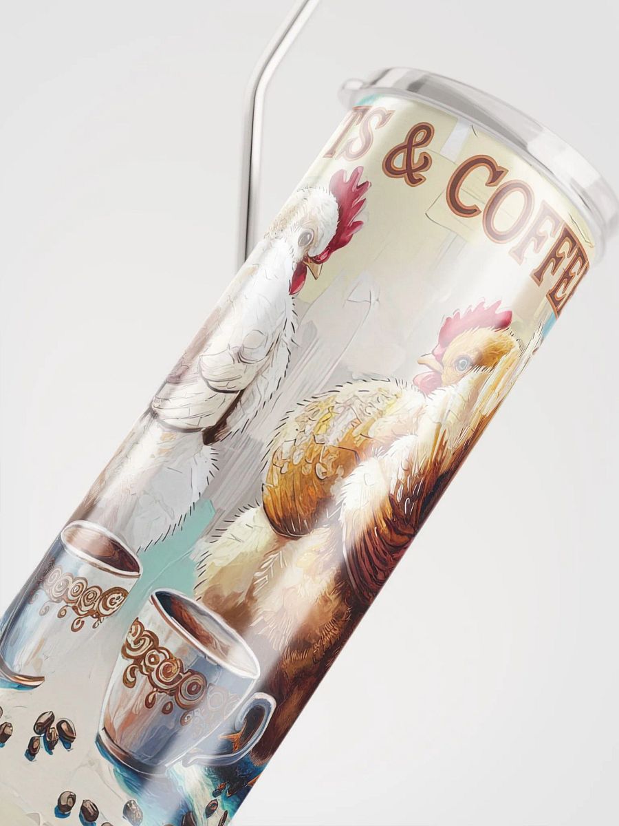 Chicken Fluff Butts & Coffee Cups Stainless Steel Tumbler product image (10)