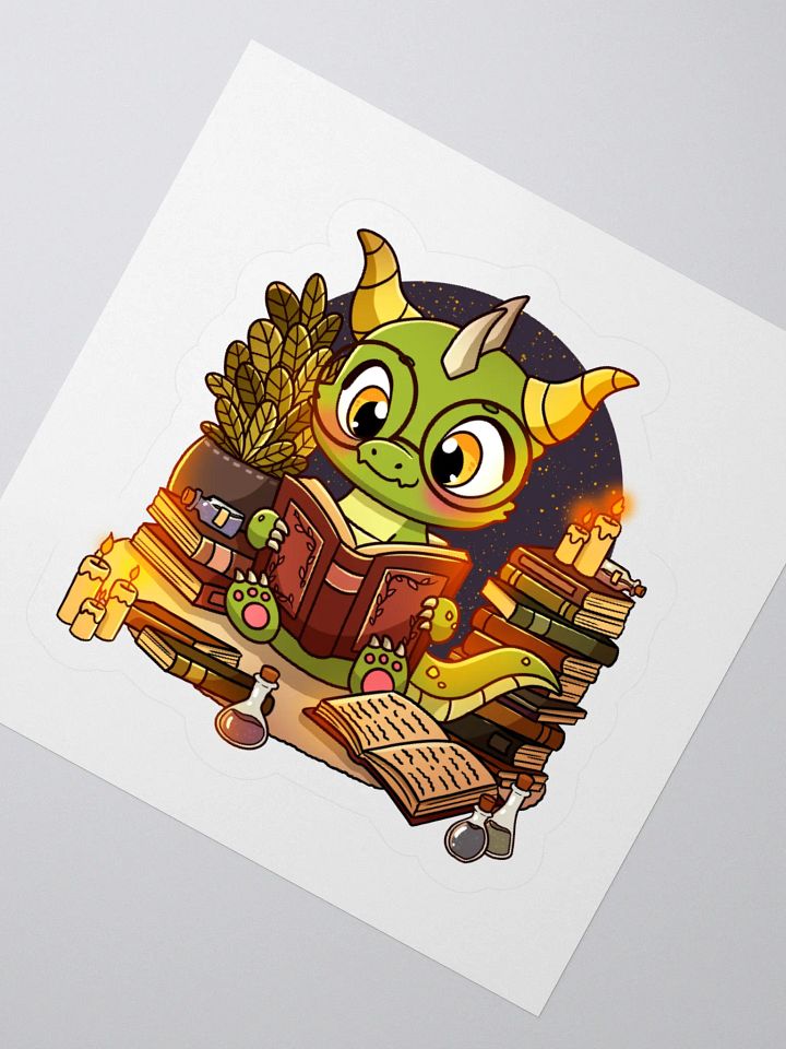 Book Dragon Sticker product image (5)