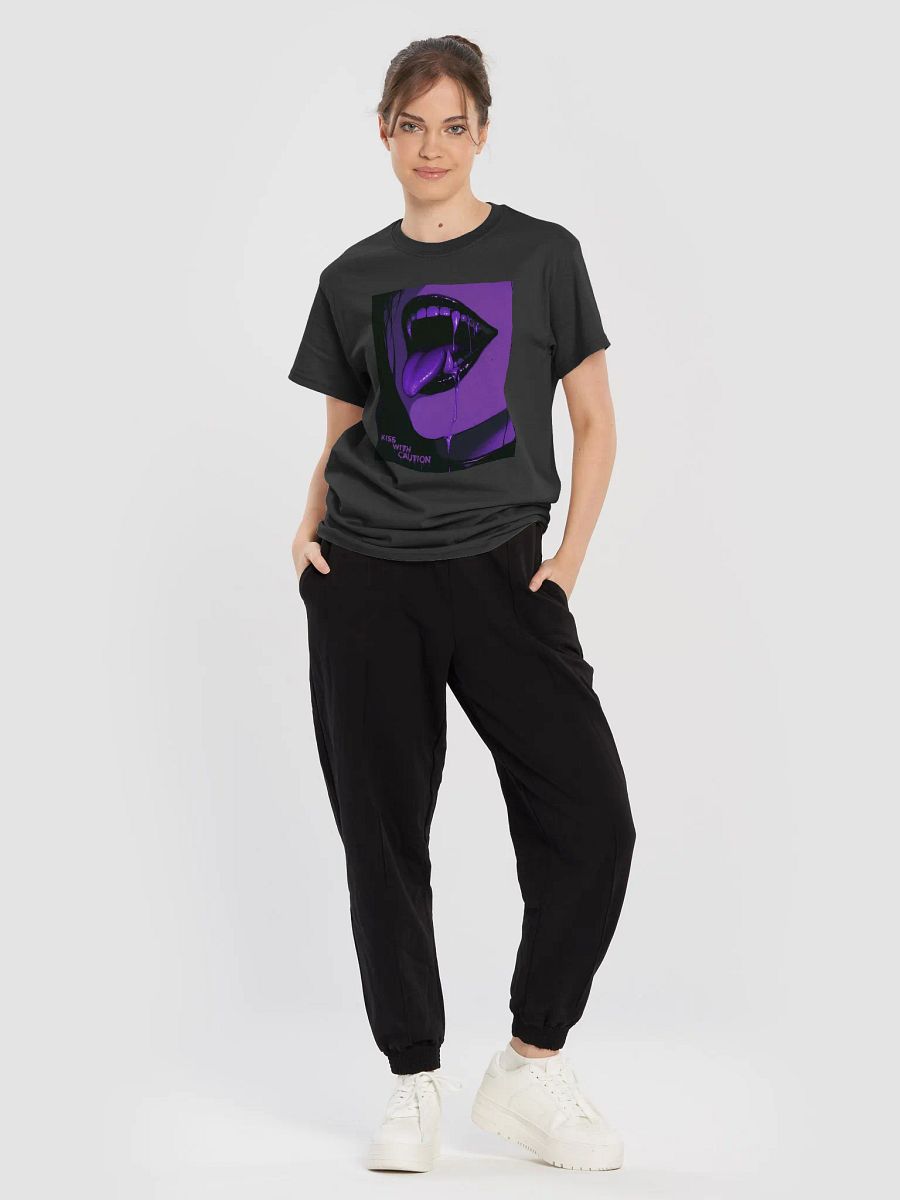 Kiss With Caution Heavyweight Printed T-Shirt product image (5)