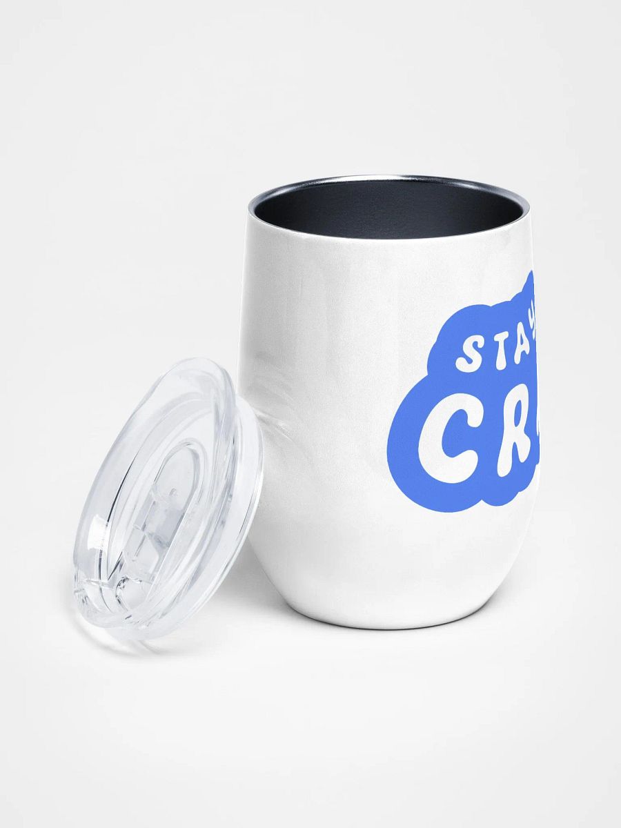 Stay Crazy Wine Tumbler (Blue) product image (2)