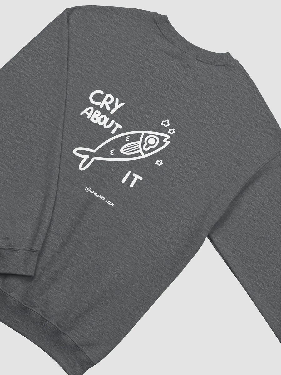 CRY ABOUT IT CREWNECK (grey) product image (4)